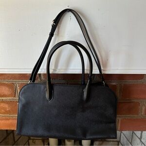 Claudia Firenze Elegant Black Leather Bag
